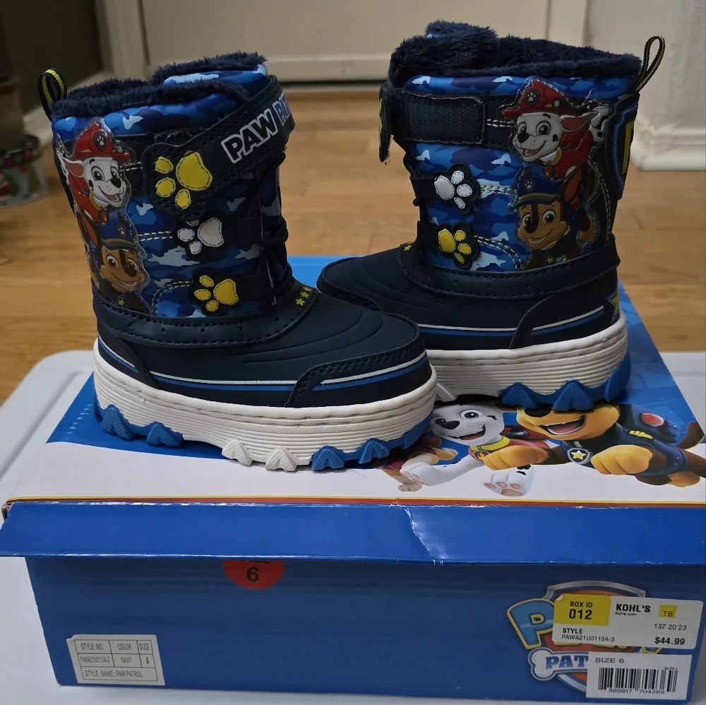 Paw Patrol Toddler Size 6 Navy - NIB